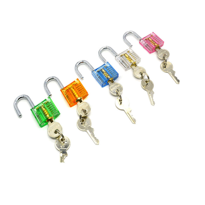 comprar Mini versão colorida do Word Transparente Prática Bloqueio Conjunto 5pcs Fabricação em linha
