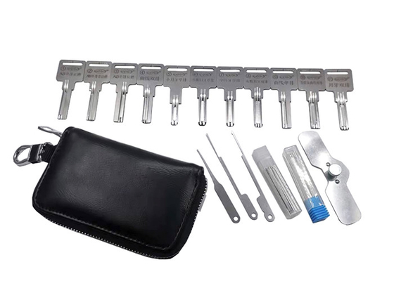 comprar Ferramenta de fechadura rápida sem agulha de papel alumínio de uma peça (11 peças) Conjunto de Ferramentas de Serralheiro Fabricação em linha