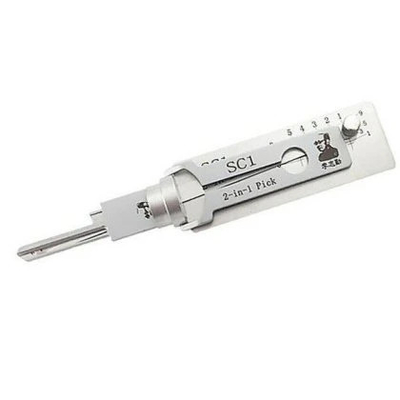 comprar Seleção de bloqueio de aço inoxidável Lishi 2 em 1 Seleção de bloqueio Schlage Sc1 Fabricação em linha