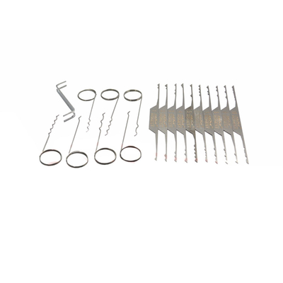 comprar Kit de fechadura de aço inoxidável 18pcs Pincel Wave Hook Picks Ferramentas de fechadura Ferramentas de fechadura Fabricação em linha