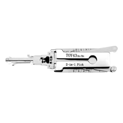 comprar Lishi Lock Pick For Cars Set TOY43 2-in-1 Pick Car Door Lock Pick Decoder Desbloquear Ferramenta Fabricação em linha