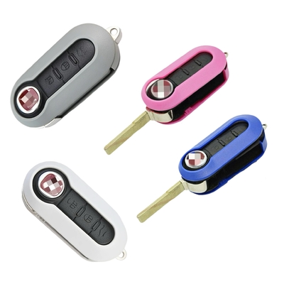 comprar Car Key Shell para F-iat 3 botões Flip Remote Key Shell Opções de cores personalizáveis Fabricação em linha