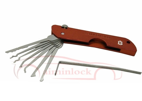 comprar Ferramentas de fechadura de aço inoxidável de alta qualidade dobrável 7 em 1 Ferramentas de fechadura Fabricação em linha