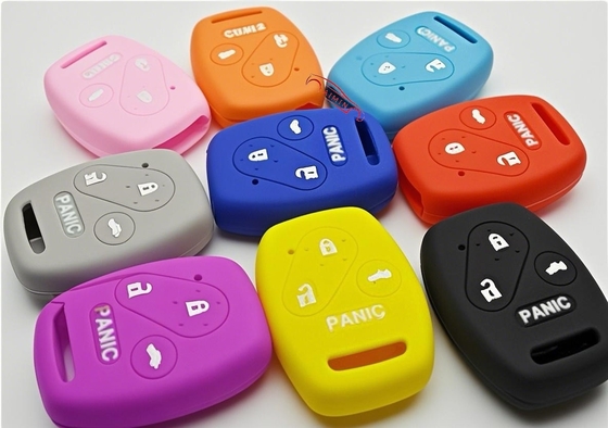 Caixa de silicone 4 botão controle remoto de carro para para chaves de carro Honda (Opção de cor)